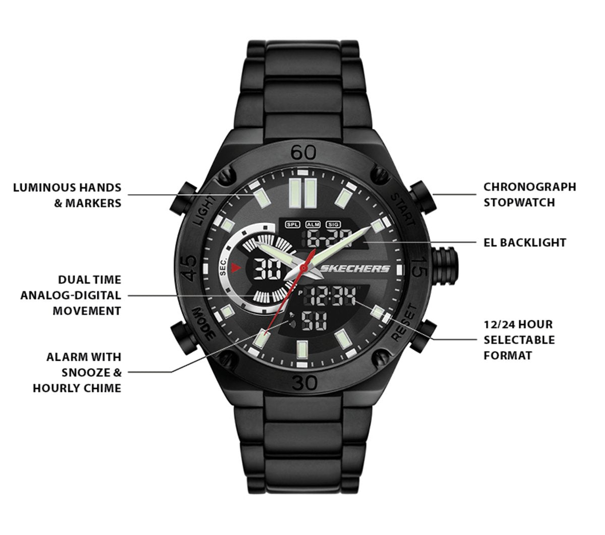 Skechers Skechers Analog Chrono Watch