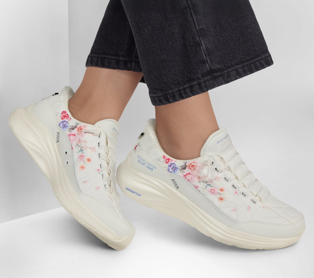 Skechers Skechers Slip-ins: Contour Foam - Cozy Fit Gentle Bloom