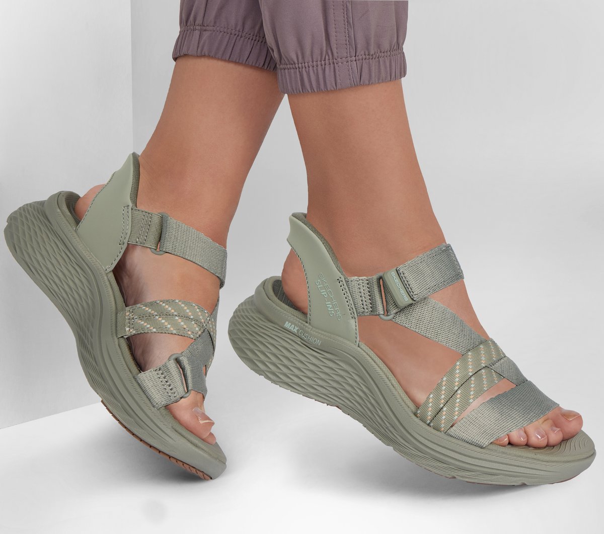 Skechers Skechers Slip-ins: Max Cushioning Elite 2.0 Sandal - Emery