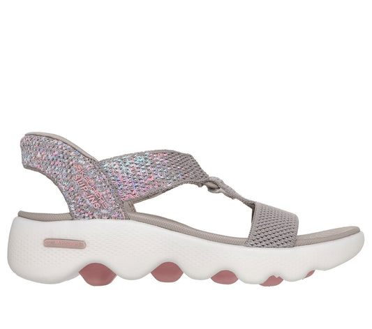 Skechers Skechers Slip-ins: GO WALK Massage Fit Sandal - Confetti Sky
