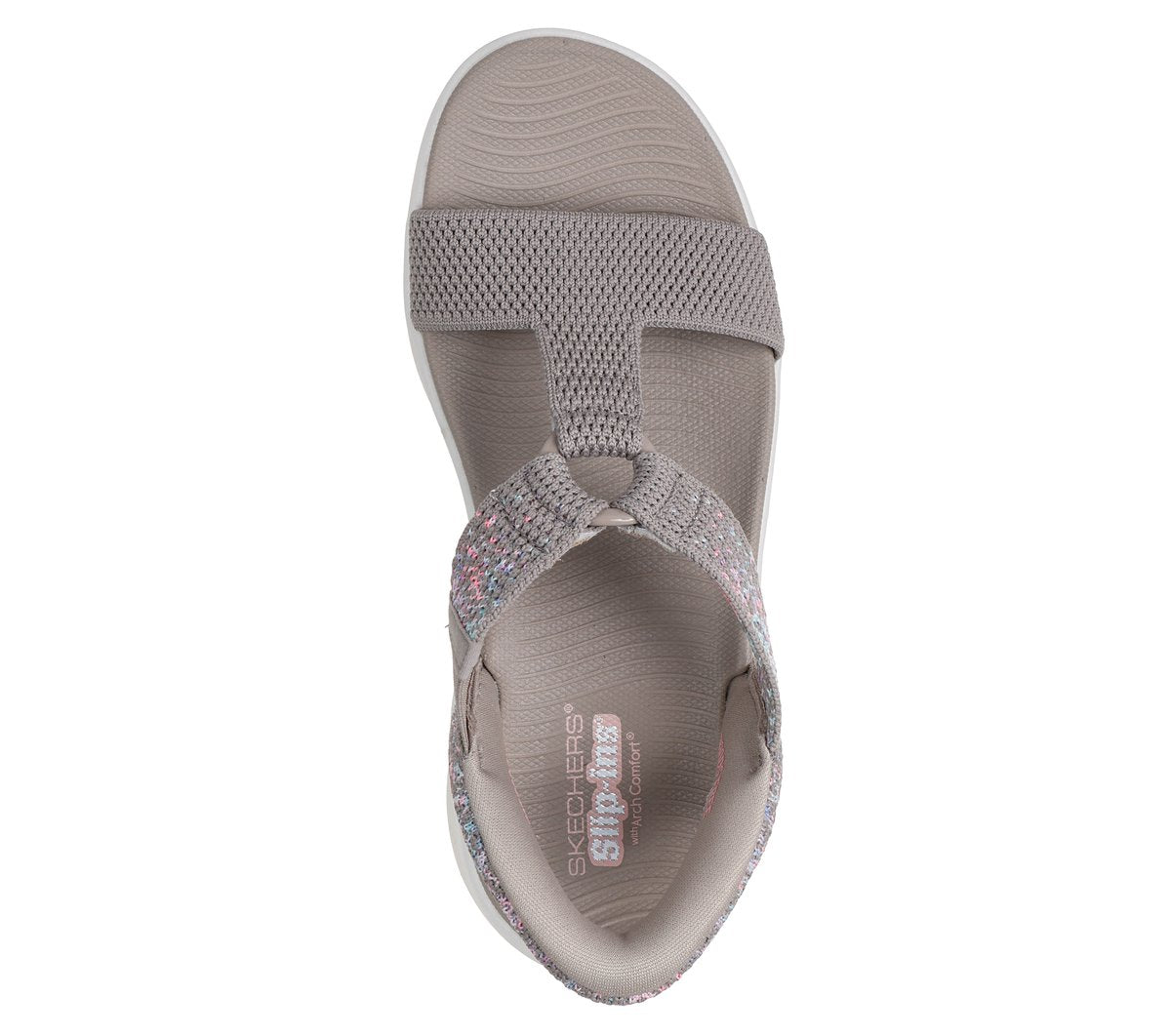 Skechers Skechers Slip-ins: GO WALK Massage Fit Sandal - Confetti Sky