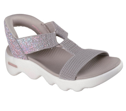 Skechers Skechers Slip-ins: GO WALK Massage Fit Sandal - Confetti Sky