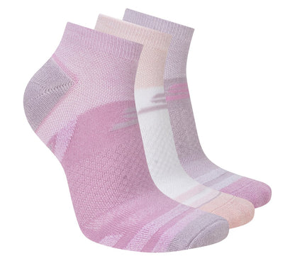 Skechers 3 Pack Women's Performance Low Cut Running Socks