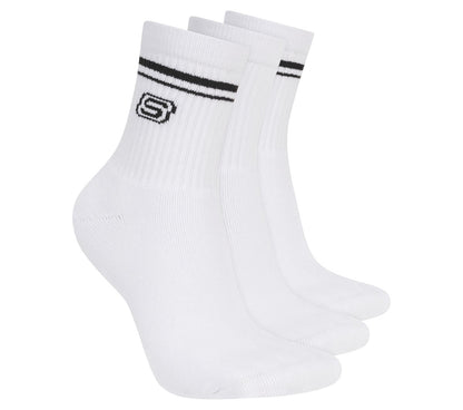 Skechers 3 Pack Women's Low Crew Varsity Socks